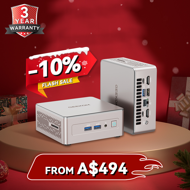 ⚡Hot Seller⚡GEEKOM A5 Mini PC AMD Ryzen 7 5825U