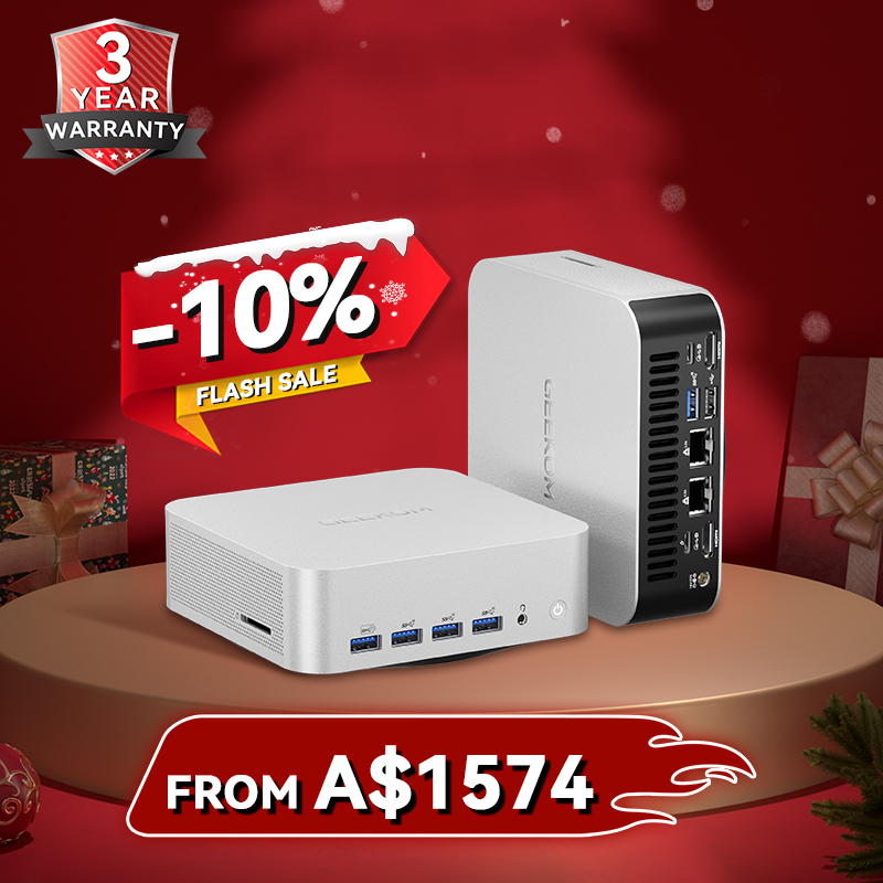 GEEKOM A9 Max Mini PC ✨AMD Ryzen AI 9 HX 370 | Compact Power for