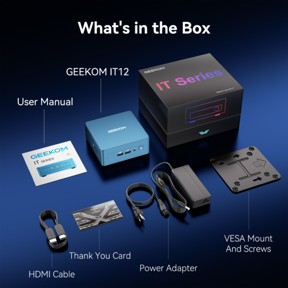 GEEKOM IT12: Intel Core i7 1280p Mini PC