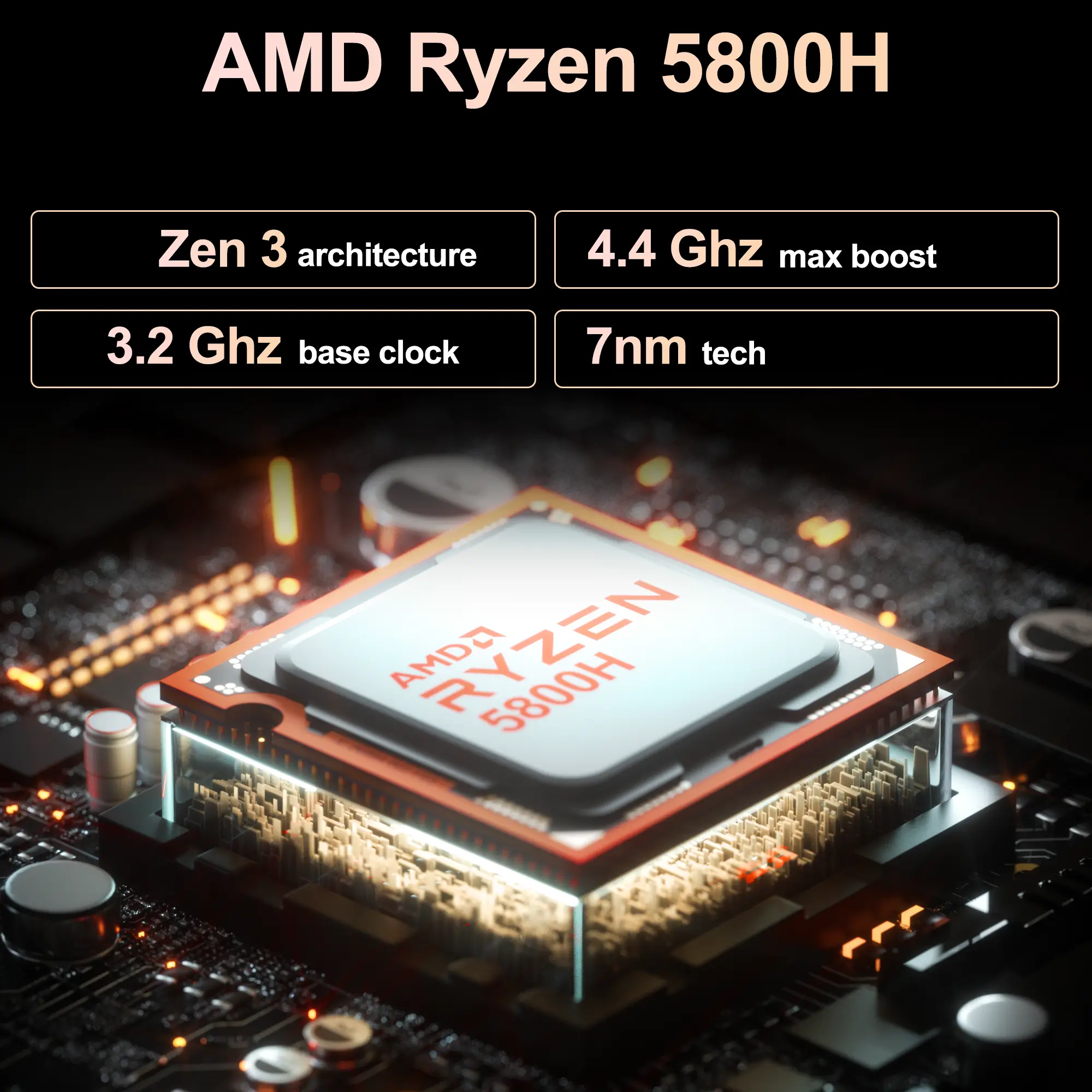 GEEKOM A5 Mini PC AMD Ryzen 7 5800H【Special Offers】 - GEEKOM