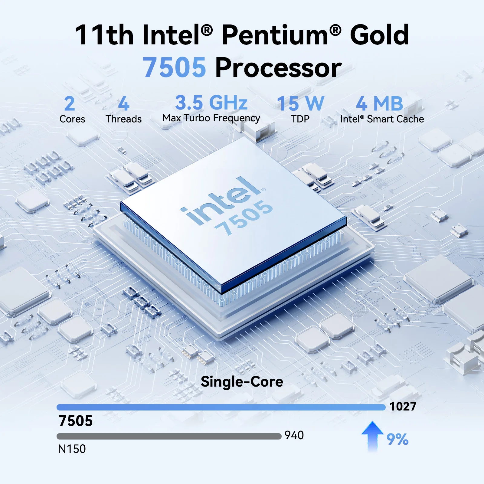 main pic 1 Geekom Mini PC Air12 Intel® Pentium® Gold 7505