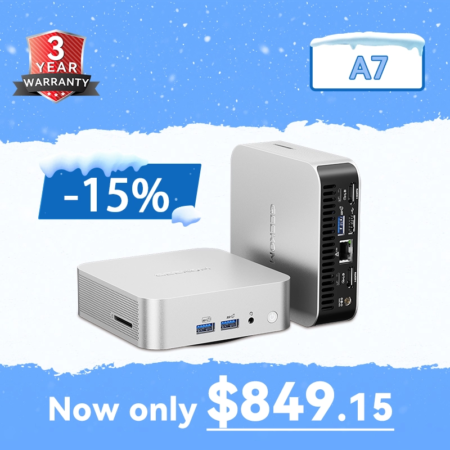 Discounted Geekom Mini PC A7 849WS with warranty offer