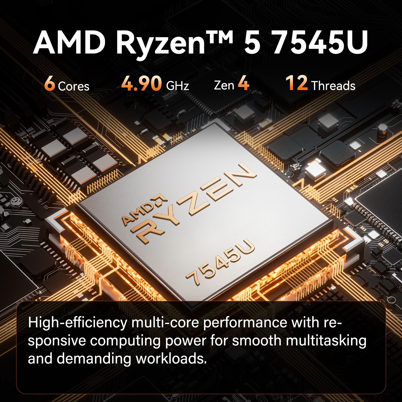 A72-1 Geekom Mini PC A7 Ryzen 7545U
