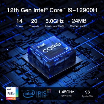 Geekom XT12 PRO mini PC with 12th Gen lntel@ Core i9 一 12900H