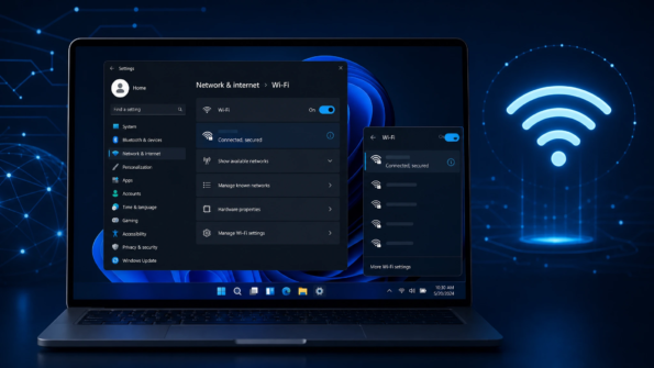 Setting up WiFi on Windows 10 or 11