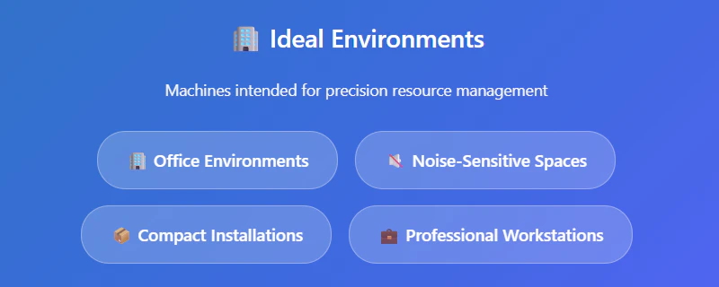 ldeal Environments
Machines intended for precision resource management
