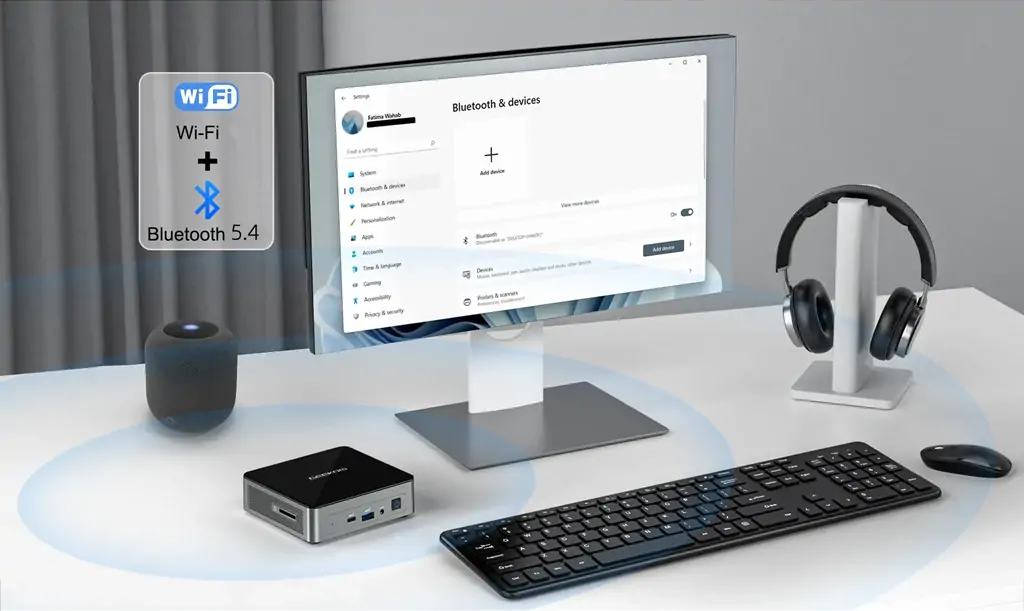 Geekom mini PC with Bluetooth 5.4