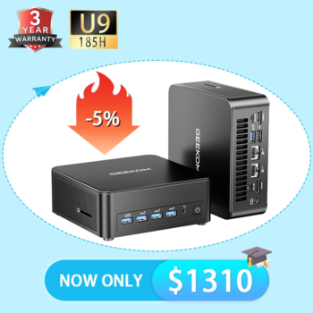 GEEKOM IT13 Max AI Mini PC with Intel® Core™ Ultra 9 185H
