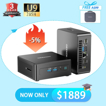 GEEKOM IT15 AI Mini PC Intel® Core™ Ultra 9 Processor 285H
