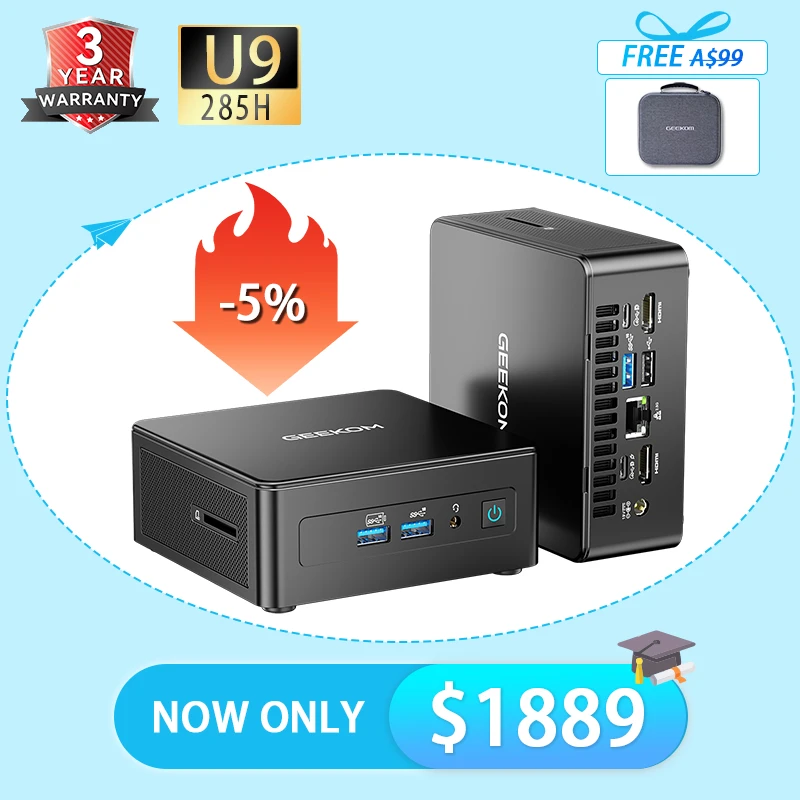 🔥NEW ARRIVAL🔥GEEKOM IT15 AI Mini PC | GEEKOM AU