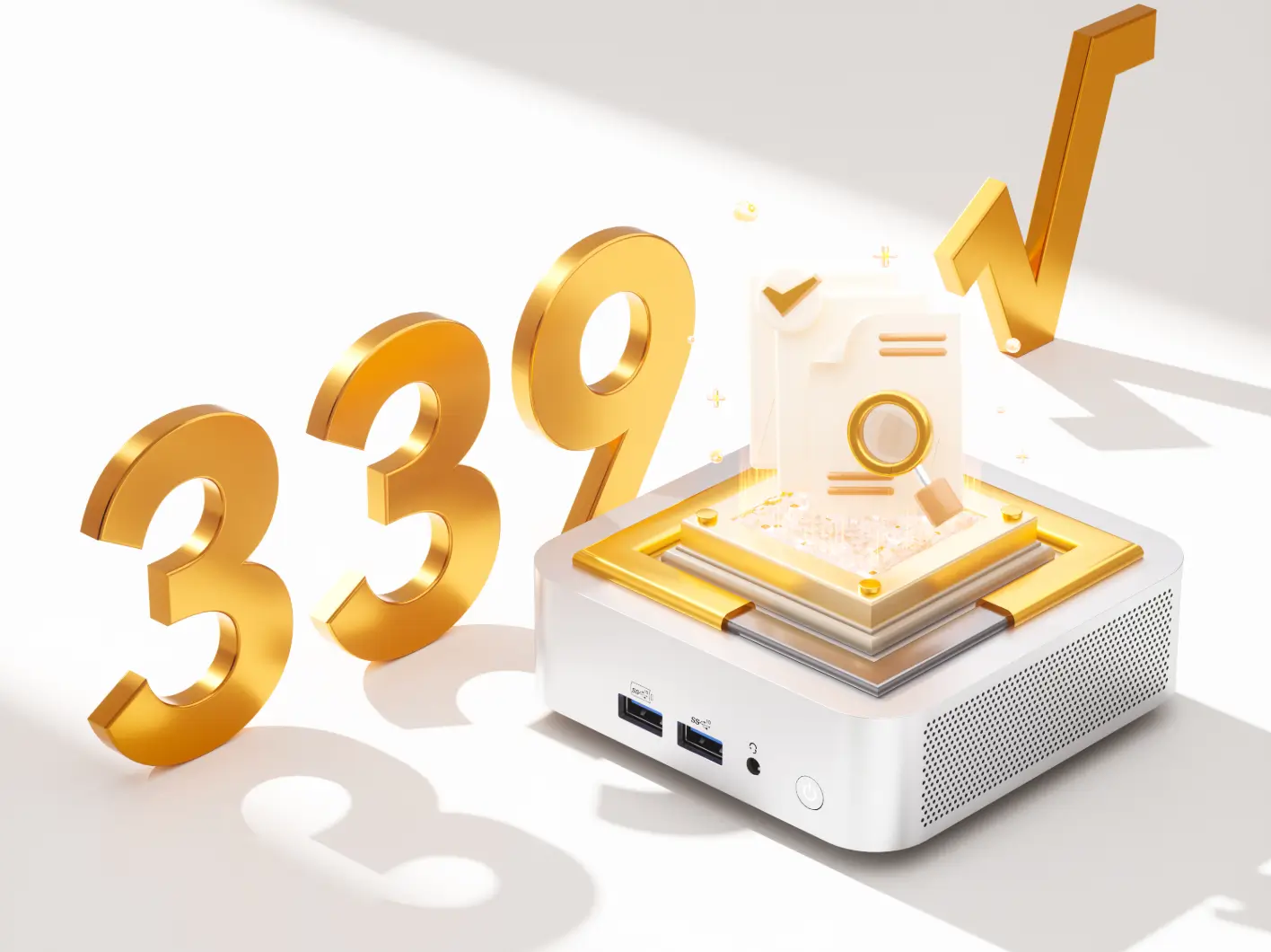 GEEKOM A5 Pro 2026 Mini PC | Ryzen 5 7530U, 16GB, 1TB SSD