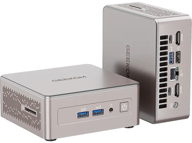 GEEKOM A5 mini PC with AMD Ryzen 5 7430U and Radeon 680M graphics