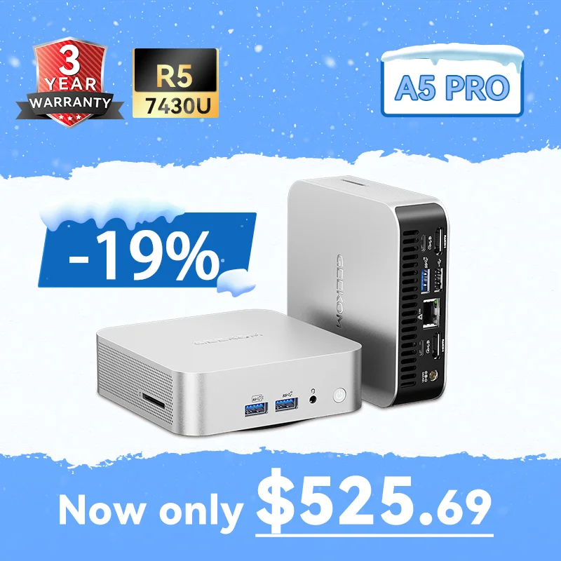 GEEKOM A5 Pro Mini PC｜AMD Ryzen™ 5 7430U Mini PC | GEEKOM AU