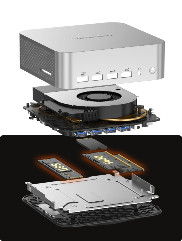 GEEKOM A9 Max Mini PC: AMD Ryzen AI 9 HX 370 | Buy Online
