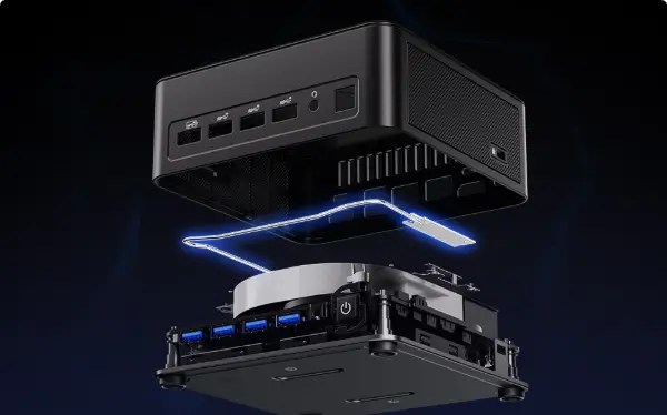 Geekom Mini PC Exploded view