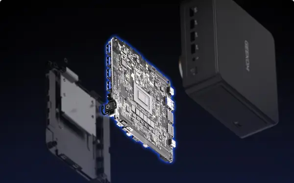 Geekom Mini PC Exploded view