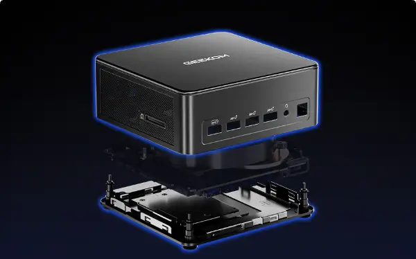 Geekom Mini PC Exploded view