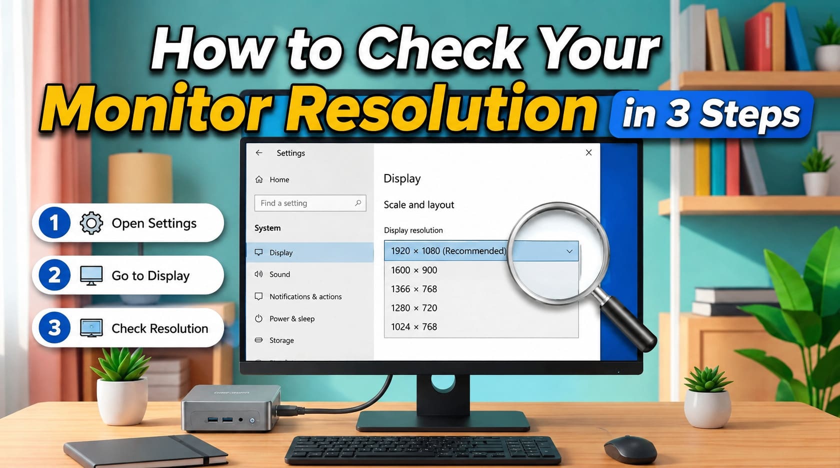 How to Check Your Monitor Resolution in 3 Steps
