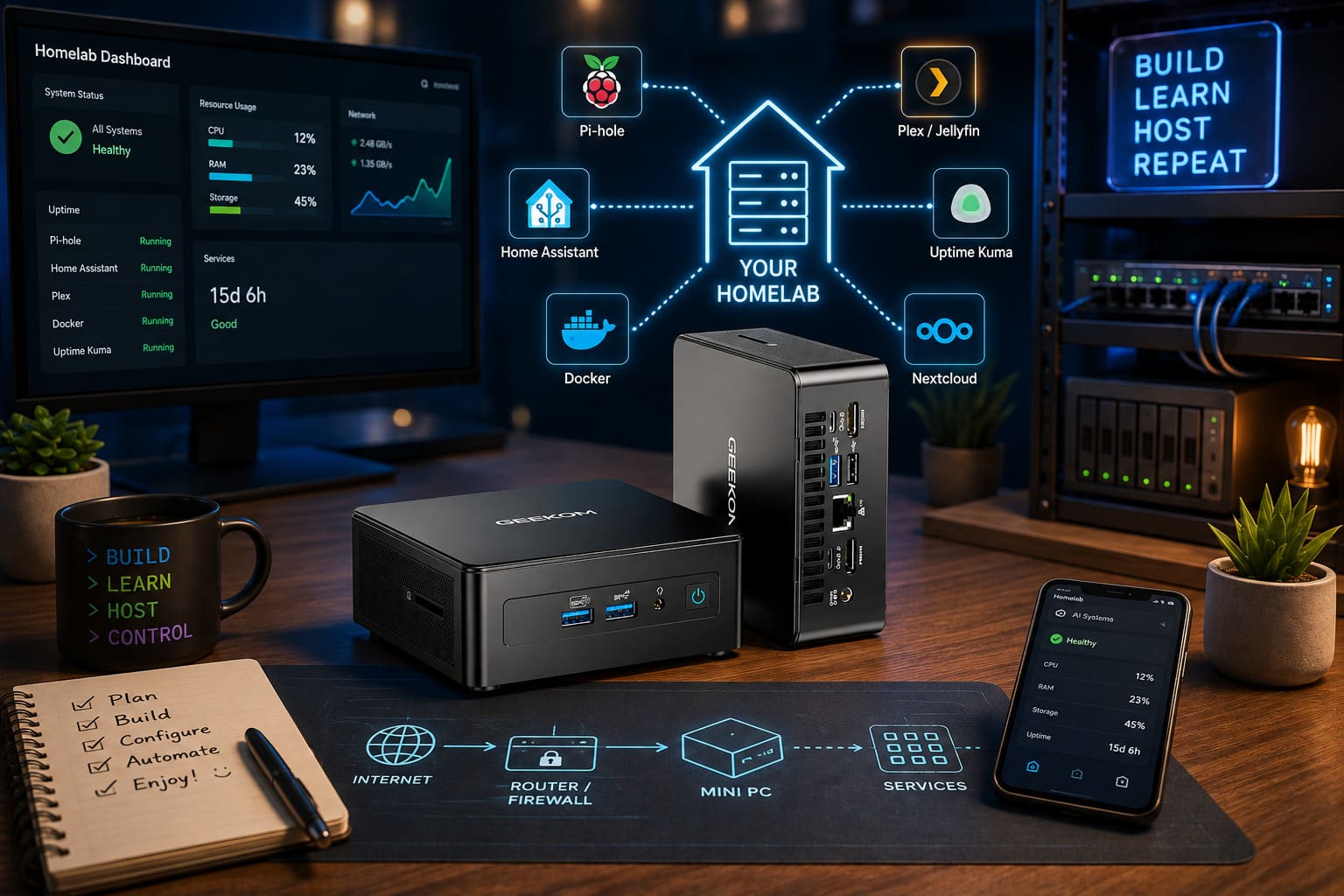 How to Build a Mini PC Homelab A Beginner's Guide